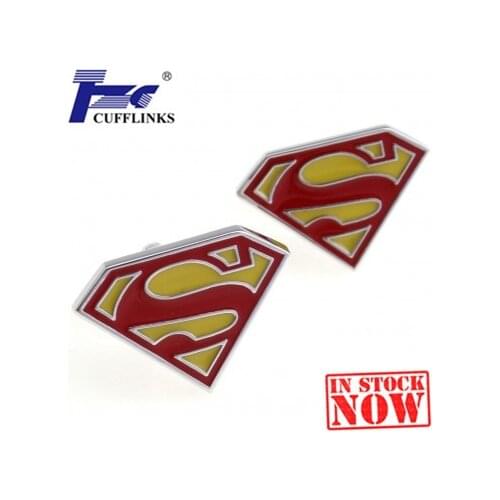 TZG01934 Superhero Super Hero Cufflink Cuff Link 2 Pairs Free Shipping Promotion