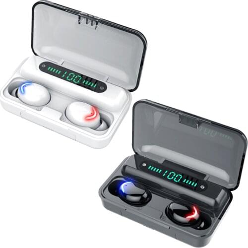 Vococal F9-5C Wireless Earbuds Waterproof TWS Earphones Headphones with 2000mAh Charging Case LED Display