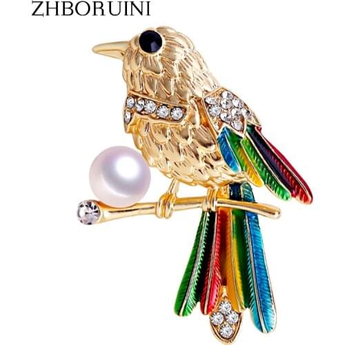 Броши птица на одежду ZHBORUINI China At AliExpress