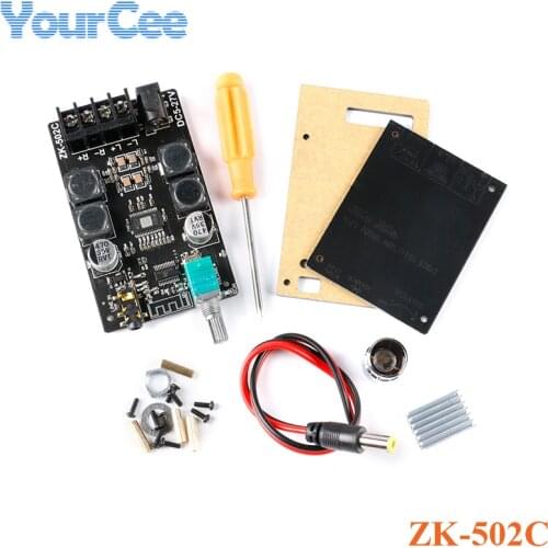 ZK-502C HIFI 2.0 Wireless Digital Power Audio Amplifier Board Module 50W*2 Stereo AMP Amplificador Home Theater