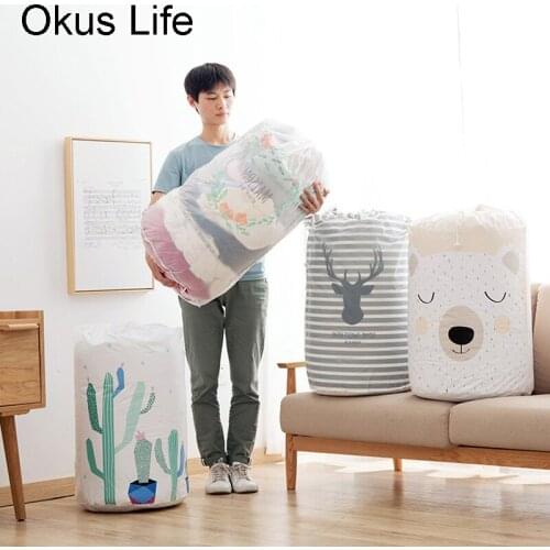 Large 1/5/10 PCS Drawstring Moisture-proof Quilts Storage Bag Organizer Waterproof Luggage travel Bag Clothes Package Dust Bag