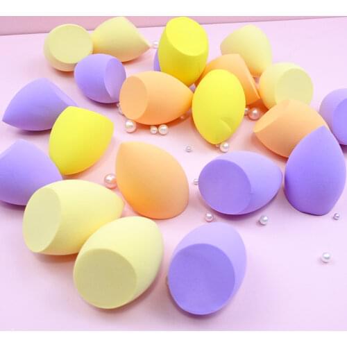 10/30/50 pcs Wholesale Makeup Sponge 5 Colors Water Drop Cosmetic Puff Makeup Tools