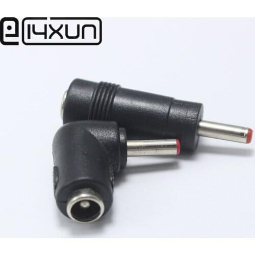 10Pcs/lot DC Connector 3.5*1.35mm Male to 5.5 x 2.1 mm Female DC Plug Power Charger Adapter Straight and Right Angle Connector