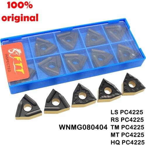 10pcs WNMG080404 HQ PC4225 Cutting Lathe CNC Tools Lathe Cutter External Turning Tool Carbide Insert Turning Tools WNMG 080404 T