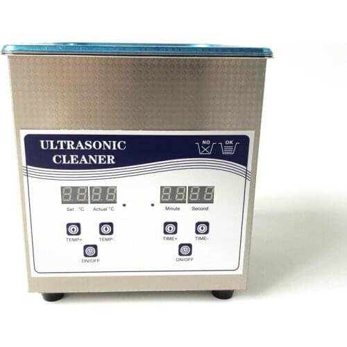 2 liter ultrasonic clock cleaning machine with Stainless steel basket