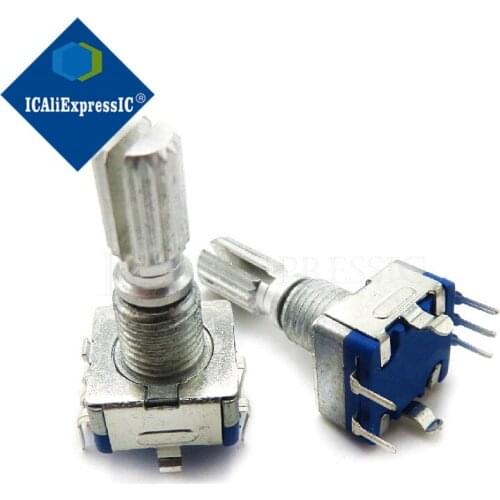 5PCS Plum handle 20mm rotary encoder coding switch / EC11 / digital potentiometer with switch 5 Pin In Stock