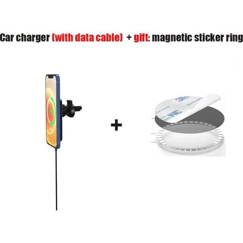 15W Car Mount Wireless Fast Charger For IPhone 12/12 Pro/12 Mini Magnetic Charger Stand Airvent Mount Magsafe Phone Holder