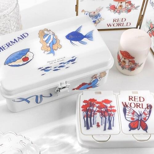 Dimi 20 Pcs Fairy Tale World Series Decorative Stickers Album Diary Scrapbooking Journal Deco Label Sticker Kawaii Stationery