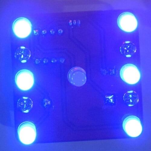 DIY Swing Shaking LED Dice Kit with Small Vibration Motor Diy Electronic Kits