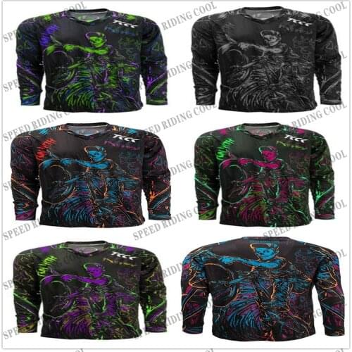 TKCK mountain bikes motocross jersey mexico maillot ciclismo mountain sweatshirt mallot ciclismo hombre DH MX cycling jerseys