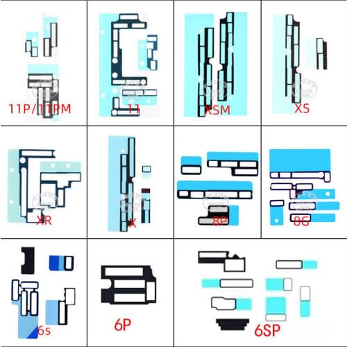 Motherboard Adhesive Stickers Insulation Inline Motherboard FPC Connector Sponge Tape Stickers For iphone 6 6s 7 8 Plus X XS MAX