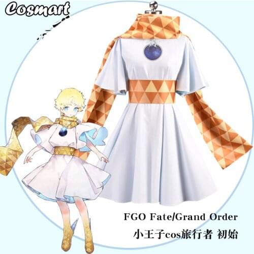 FGO Fate/Grand Order The Little Prince Cosplay Costume White Jumpsuits Halloween Suit For Women Men New 2020