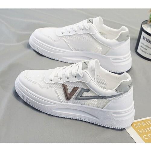 Little white shoes female summer new wild flat net shoes female breathable sneakers female students women’s shoes