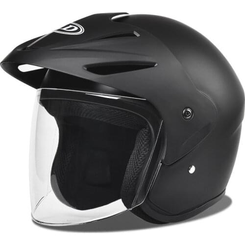 Motorbike Casco Go Kart Scooter Motor Van Motorcycle Dual Lens Vintage Helmets Four Seasons Racing Half Helmets Casque Helmet