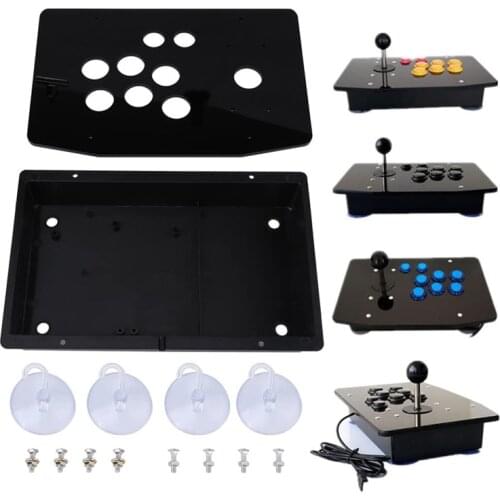 Acrylic Panel and Cover DIY Kit Kit Replacement for Arcade Gaming Black