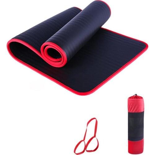 Women Men Solid Yoga Mats Non Slip Carpet Mat For Beginner Anti-skid Sports Fitness Exercise Gym Thickened
