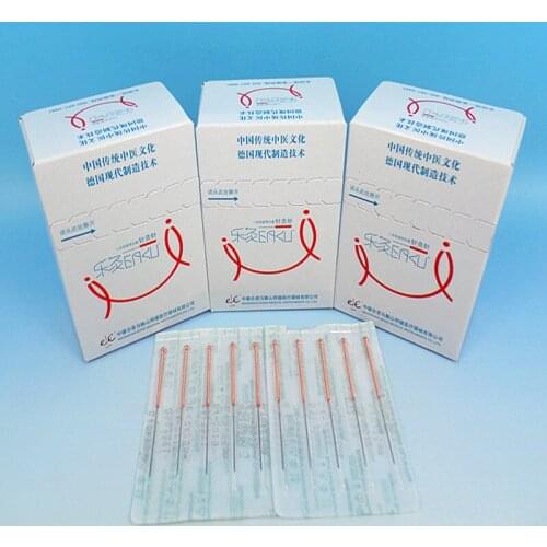 0.35/40/50/60mm disposapble copper handle rectangular sharp needle acupuncure needle genuine ultra-fine needle beauty massage SZ