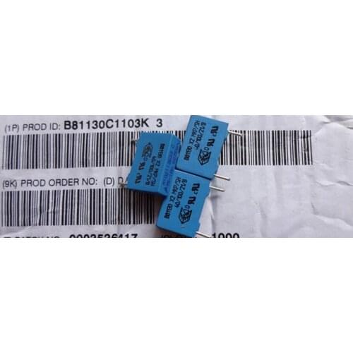 B81130C film capacitor 0.01UF/275VAC 10N/275VAC 103 P10