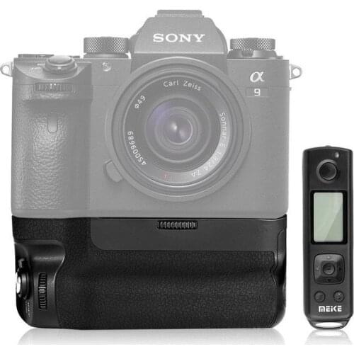 Meike MK-A9 PRO Battery Grip with 2.4GHz Remote Controller to Vertical-shooting Function,for Sony A9 A7RIII Camera