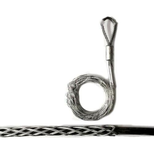 Cable net sleeve traction steel wire power wire optical cable net cover middle sleeve pull pipe tensioner Ground wire net sleeve