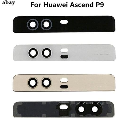 For Huawei P9 Rear Back Camera Glass Lens Cover for Huawei P9 Plus Rear Back Battery Door Top Cover Replacement Parts