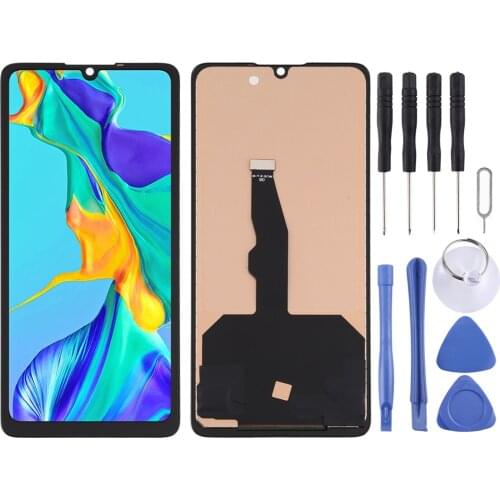 TFT Material LCD Screen and Digitizer Full Assembly (Not Supporting Fingerprint Identification) for Huawei P30