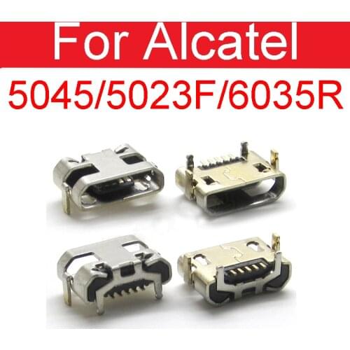 Charging Connector Dock Port For Alcatel Pixi 4 Plus Power 5023F 5045 6035R Idol S 4033D POP C3 Micro Usb Charger Plug Socket