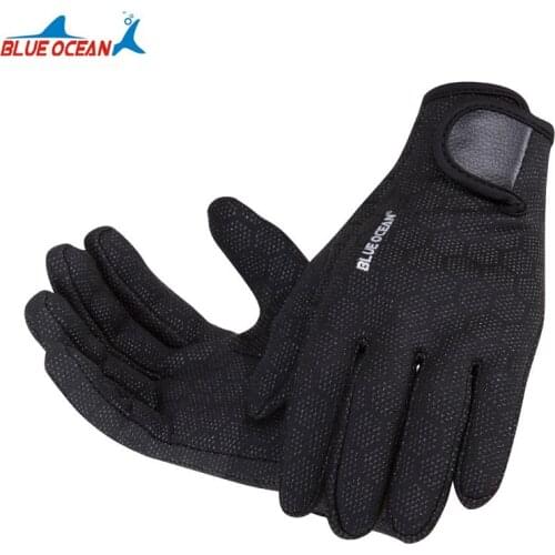 Winter Diving Gloves Swimming Hand Wear Neoprene Swimming Diving Gloves With the Magic Stick for fishing Winter keep Warm