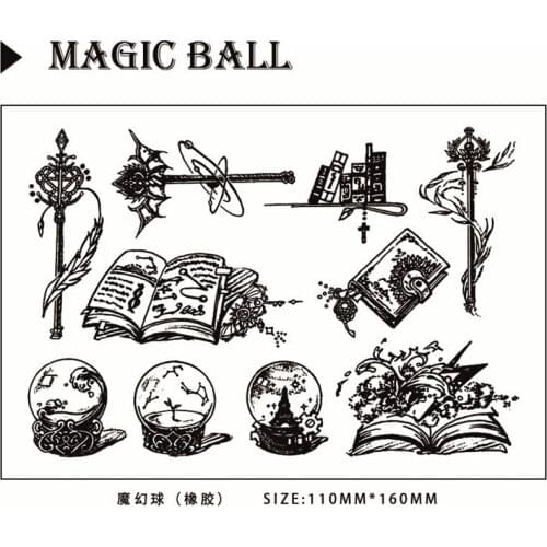 11*16CM Hot sale books Transparent Clear Stamps / Silicone Seals Roller Stamp for DIY scrapbooking photo album/Card Making