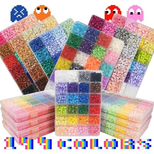 144colors 5mm Beads set Yantjouet 100pcs/slot DIY Hama Beads Iron Beads High Quality Gift