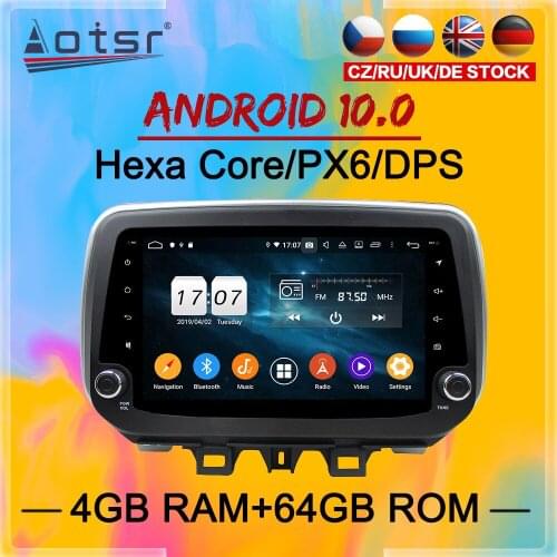 2 Din IPS Android 10 DSP Car Multimedia Player For HYUNDAI IX35 Tucson 2018 2019 GPS Navigation Audio Radio WIF stereo head unit