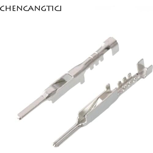 50 Pcs Crimp Terminal Auto Wire Tinned Splice 1.5MM Series Male Pins For VW BMW Audi Toyota Ect. 618343-1