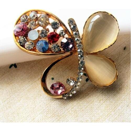 6pcs per lot 3.5mm*4mm Cell Phone Case DIY Alloy Decoration Butterfly With Free Shipping