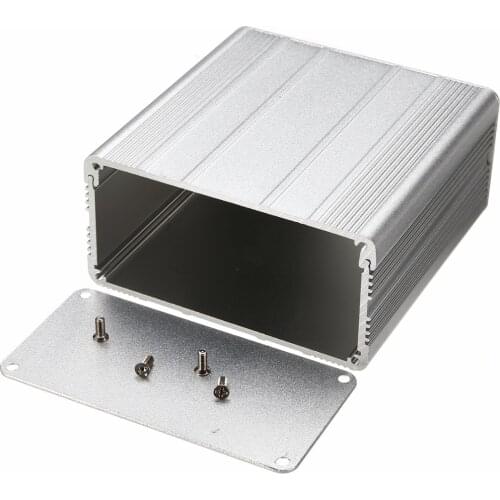 100x100x50mm Aluminum Electronic Project Case PCB Instrument Box Enclosure Case DIY with Screws
