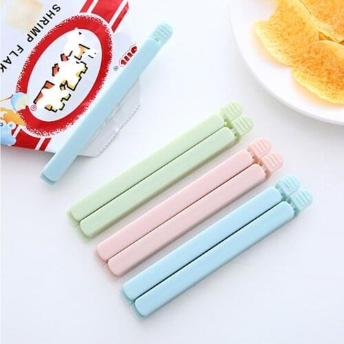 Artracyse 5PCS Kitchen Food Bag Sealing Clip Food Household Sealing Clip Small Plastic Bag Snack Bag Sealing Clip