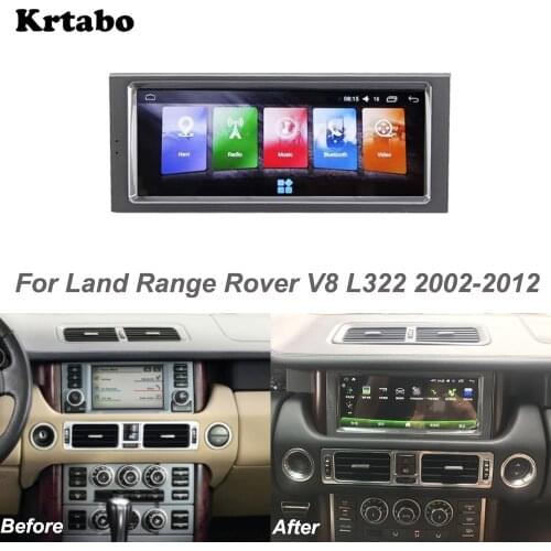 For Land Range Rover V8 L322 2002-2012 Car Multimedia Video Player Radio Gps Navigation 10.25 Inch Android Carplay