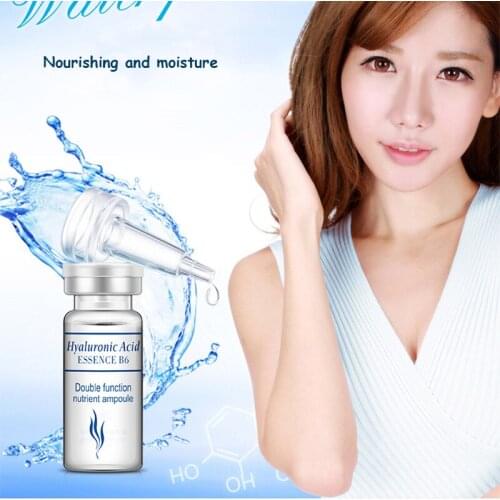 BIOAQUA 10pcs/lot Skin Care Moisturizing Hyaluronic Acid Essence Vitamin Serum Facial Firming Nourish Anti Aging Collagen Liquid