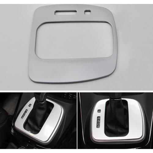 ABS Chrome Car Gear Shift Panel Frame Cover Trim Molding Bezel For Ford Escape 2013-2016