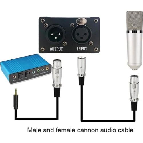 Multi-purpose Condenser Microphone GAZ-PS02 Professional 48V Phantom Power for Stereo USB Sound Card