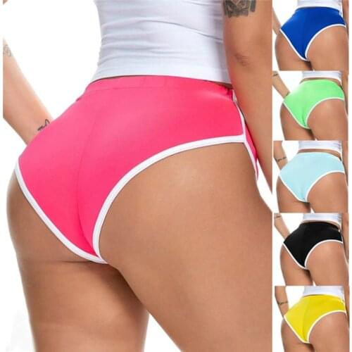 2021 New Summer Ladies Shorts Hot Shorts European And American Womens Sexy Running Stretch Sports Shorts