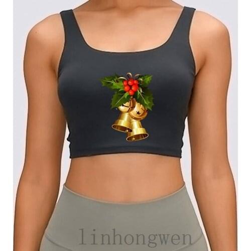Mistletoe Jingle Bells Wo Graph Women Tank Top Cotton Funny Crew Neck Character Fit Spring Outfit OutfiTank Top