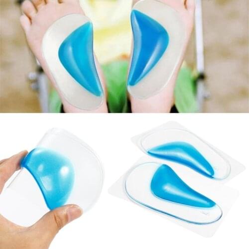 3/5 Pairs Childrens Orthopedic Insole Silicone Orthotics Arch Support Orthopedics Cushion Flatfoot Correction Shoe Insoles Care