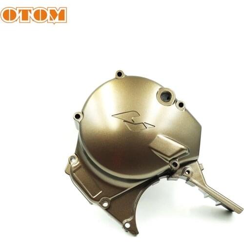 OTOM Motorcycle Front Left Side Engine Motor Magneto Stator Case Ignition Cover For YAMAHA DT230 MT250 2 Stroke Off-road Parts