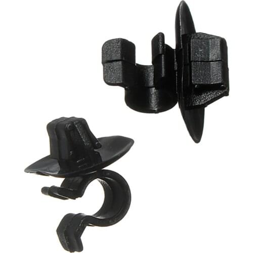 10x Bonnet Stay Clip Plastic Fastener Holder For Citroen Peugeot Vauxhall Vivaro