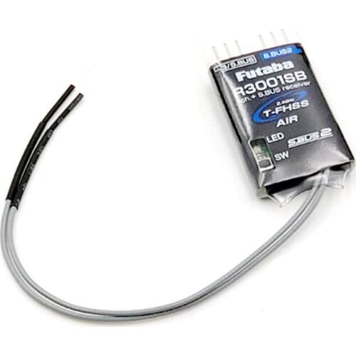 Futaba R3001SB 2.4G S.BUS2 T-FHSS HV Receiver Support Return For Fixed-Wing Glider / Multi-Axis Multi-Rotor Drone Rc Drone Parts
