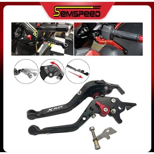 SEMSPEED Motorcycle Handle Clutch and Brake Levers For Yamaha XMAX 400 XMAX 300 XMAX 250 XMAX 125 2016 2017 2018 2019 2020