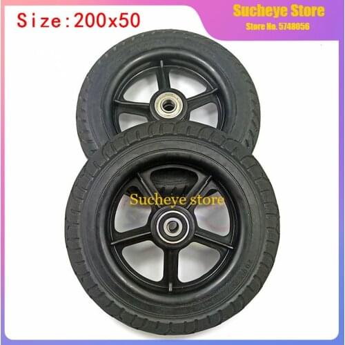 New 8 Inch Wheel Scooter Solid Tyres 200x50 Electric Wheel Hub Non-pneumatic Tires for Electric Scooter for Kugoo S1 S2 S3 C3
