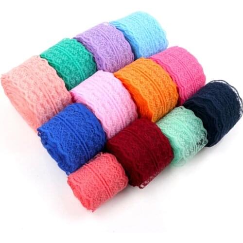 40mm width Inelastic Embroidered Lace Fabric Trim Ribbon Tape Garment Accessories for wedding decoration 10yard/lot DIY