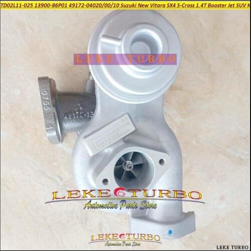 TD02L11 49172-04020 Turbo 49172-04000 49172-04010 13900-86P01 For Suzuki New Vitara SX4 S-Cross Road SUV K14C 1.4T Booster Jet