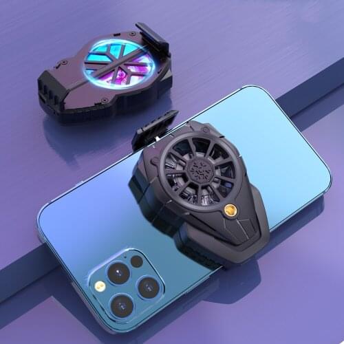 Heat Spreader Back Clip Mobile Phone Cooler Live Radiator USB Charge For IPhone Android TYPE-C 100x55x28mm Physical Cooling RGB